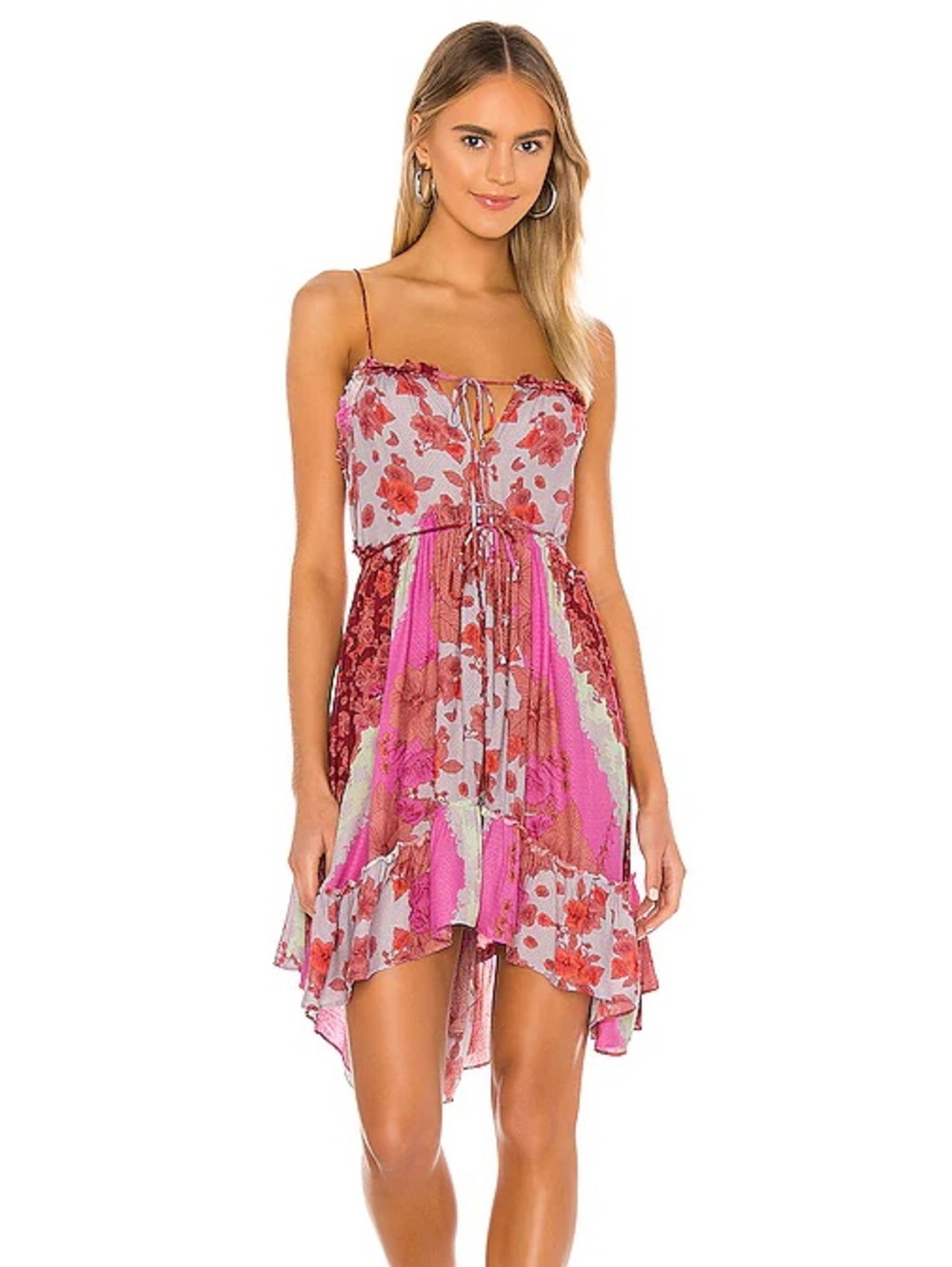 Free People Summer Storm Slip Dress - Pink